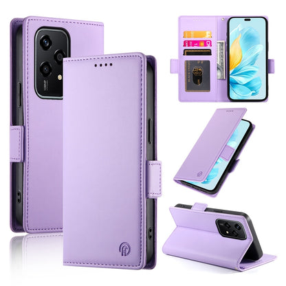 Honor 200 Lite Wallet Case - Luxury Magnetic PU Leather Flip Cover with Card Slots, Stand & Shockproof Protection