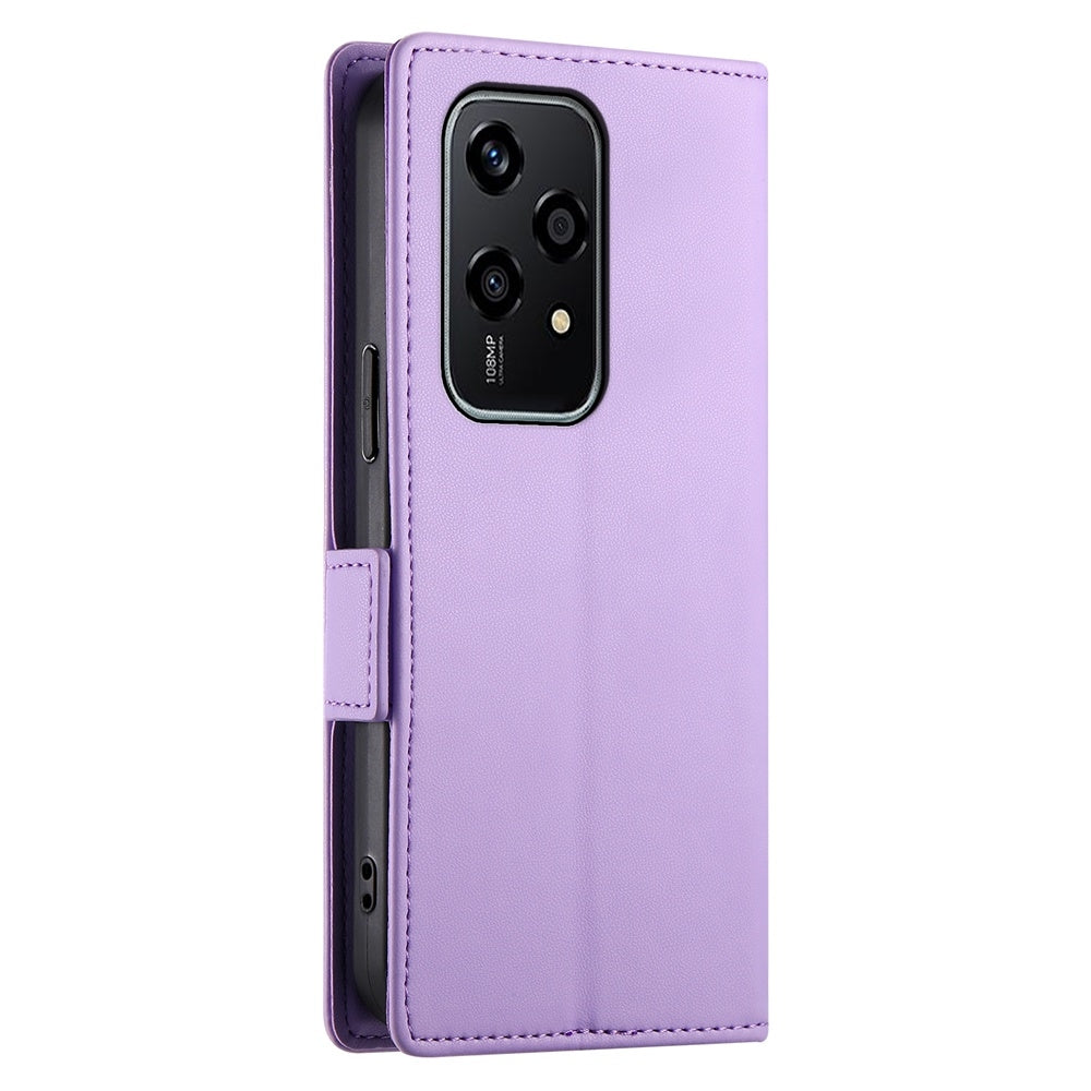 Honor 200 Lite Wallet Case - Luxury Magnetic PU Leather Flip Cover with Card Slots, Stand & Shockproof Protection