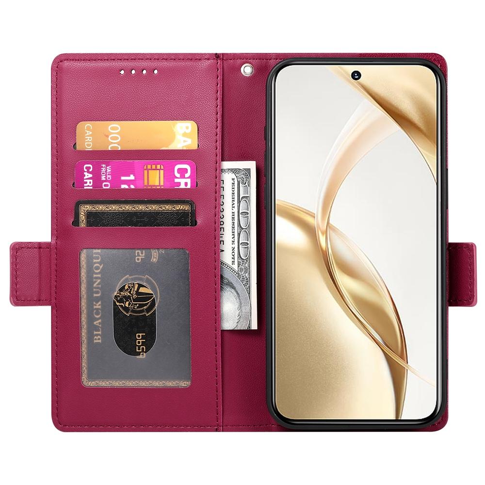 Honor 300 Ultra Wallet Case - Luxury Magnetic PU Leather Flip Cover with Card Slots, Stand & Shockproof Protection