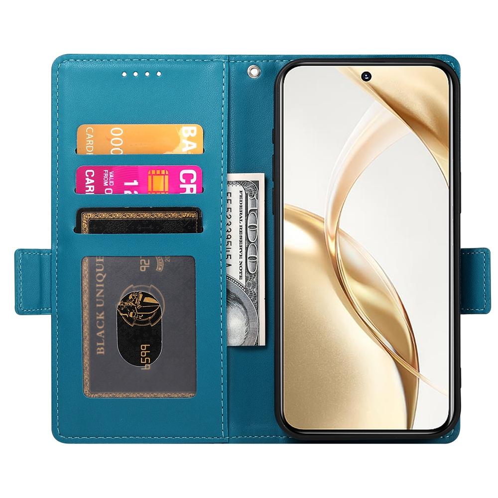 Honor 300 Pro Wallet Case - Luxury Magnetic PU Leather Flip Cover with Card Slots, Stand & Shockproof Protection