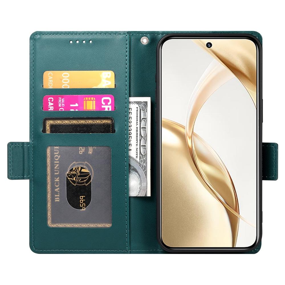 Honor 300 Pro Wallet Case - Luxury Magnetic PU Leather Flip Cover with Card Slots, Stand & Shockproof Protection