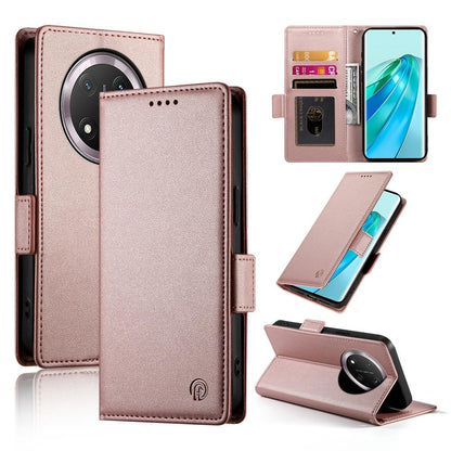 Honor X9c Global Wallet Case - Luxury Magnetic PU Leather Flip Cover with Card Slots, Stand & Shockproof Protection