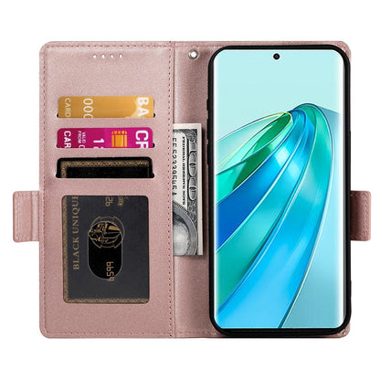 Magic 7 Lite Wallet Case - Luxury Magnetic PU Leather Flip Cover with Card Slots, Stand & Shockproof Protection