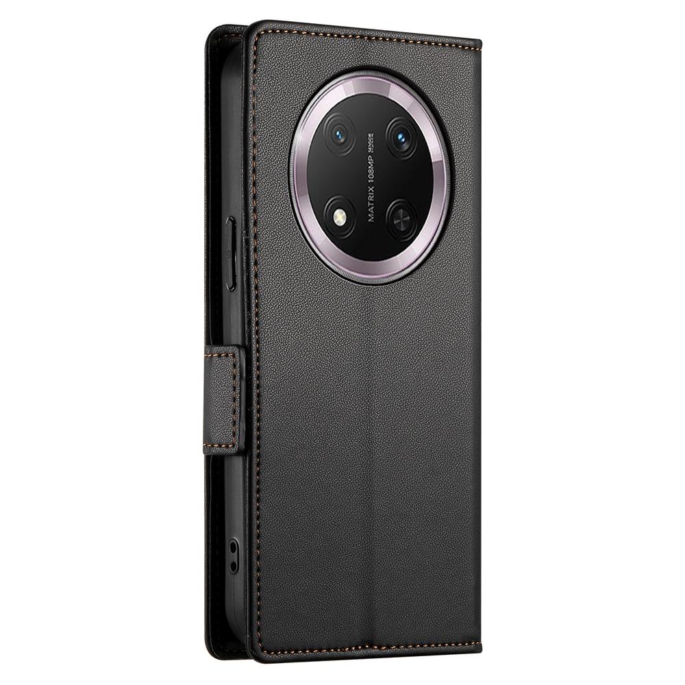 Honor X9c Global Wallet Case - Luxury Magnetic PU Leather Flip Cover with Card Slots, Stand & Shockproof Protection
