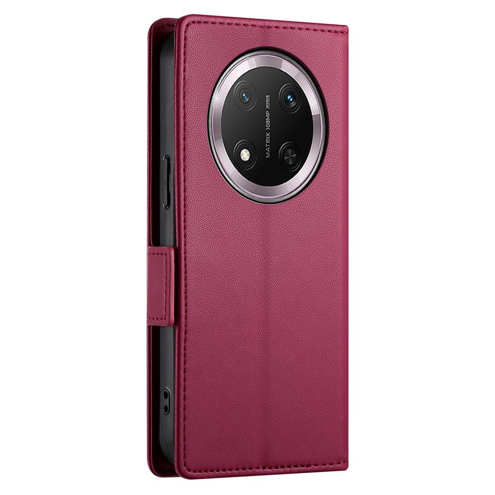 Honor X9c Global Wallet Case - Luxury Magnetic PU Leather Flip Cover with Card Slots, Stand & Shockproof Protection