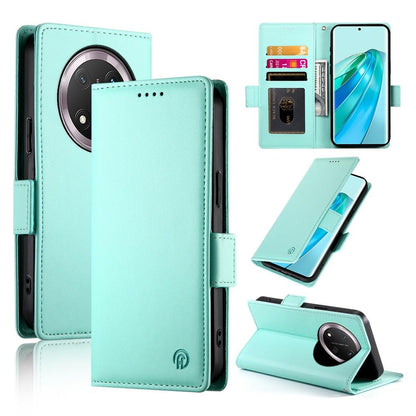 Honor X9c Global Wallet Case - Luxury Magnetic PU Leather Flip Cover with Card Slots, Stand & Shockproof Protection