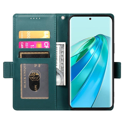 Magic 7 Lite Wallet Case - Luxury Magnetic PU Leather Flip Cover with Card Slots, Stand & Shockproof Protection