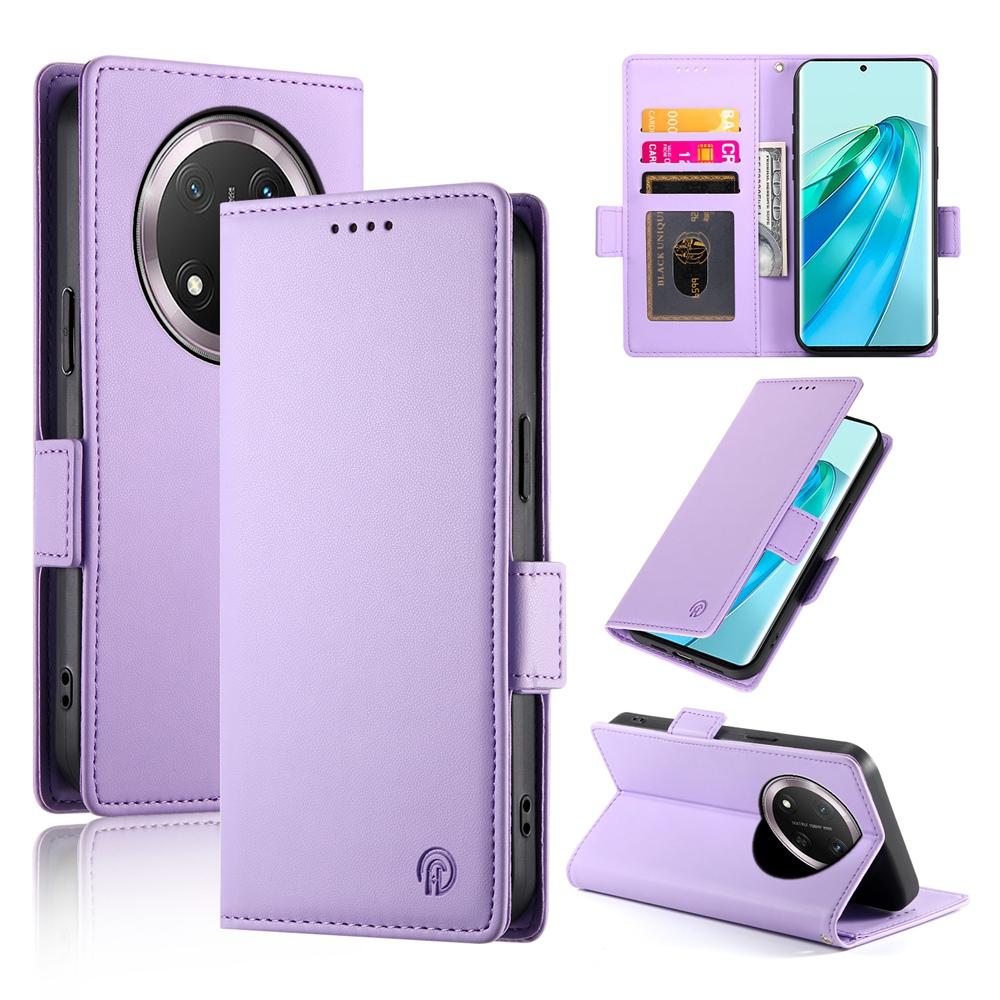 Magic 7 Lite Wallet Case - Luxury Magnetic PU Leather Flip Cover with Card Slots, Stand & Shockproof Protection