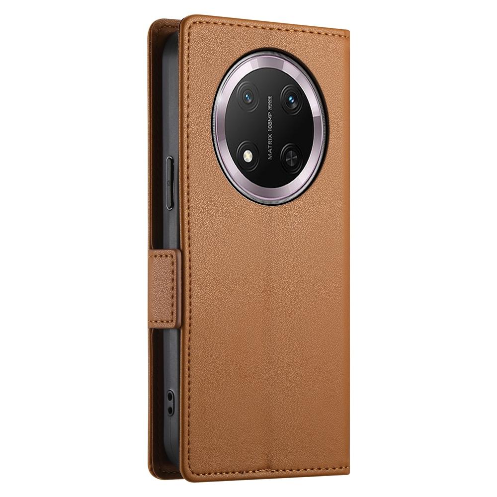 Magic 7 Lite Wallet Case - Luxury Magnetic PU Leather Flip Cover with Card Slots, Stand & Shockproof Protection