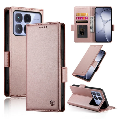Redmi K70 Ultra Wallet Case - Luxury Magnetic PU Leather Flip Cover with Card Slots, Stand & Shockproof Protection