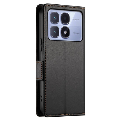 Redmi K70 Ultra Wallet Case - Luxury Magnetic PU Leather Flip Cover with Card Slots, Stand & Shockproof Protection