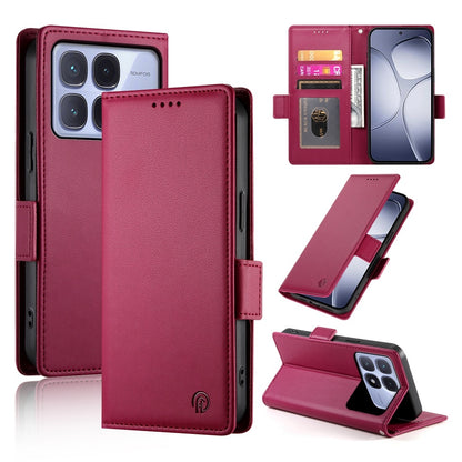 Redmi K70 Ultra Wallet Case - Luxury Magnetic PU Leather Flip Cover with Card Slots, Stand & Shockproof Protection