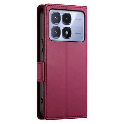Redmi K70 Ultra Wallet Case - Luxury Magnetic PU Leather Flip Cover with Card Slots, Stand & Shockproof Protection