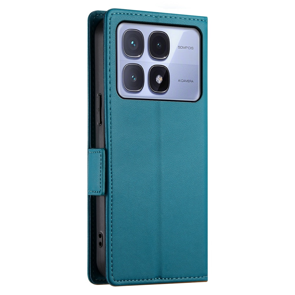 Redmi K70 Ultra Wallet Case - Luxury Magnetic PU Leather Flip Cover with Card Slots, Stand & Shockproof Protection
