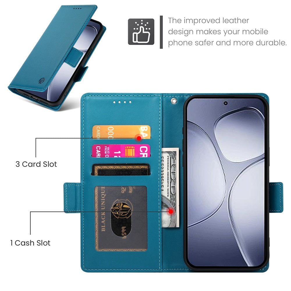 Redmi K70 Ultra Wallet Case - Luxury Magnetic PU Leather Flip Cover with Card Slots, Stand & Shockproof Protection