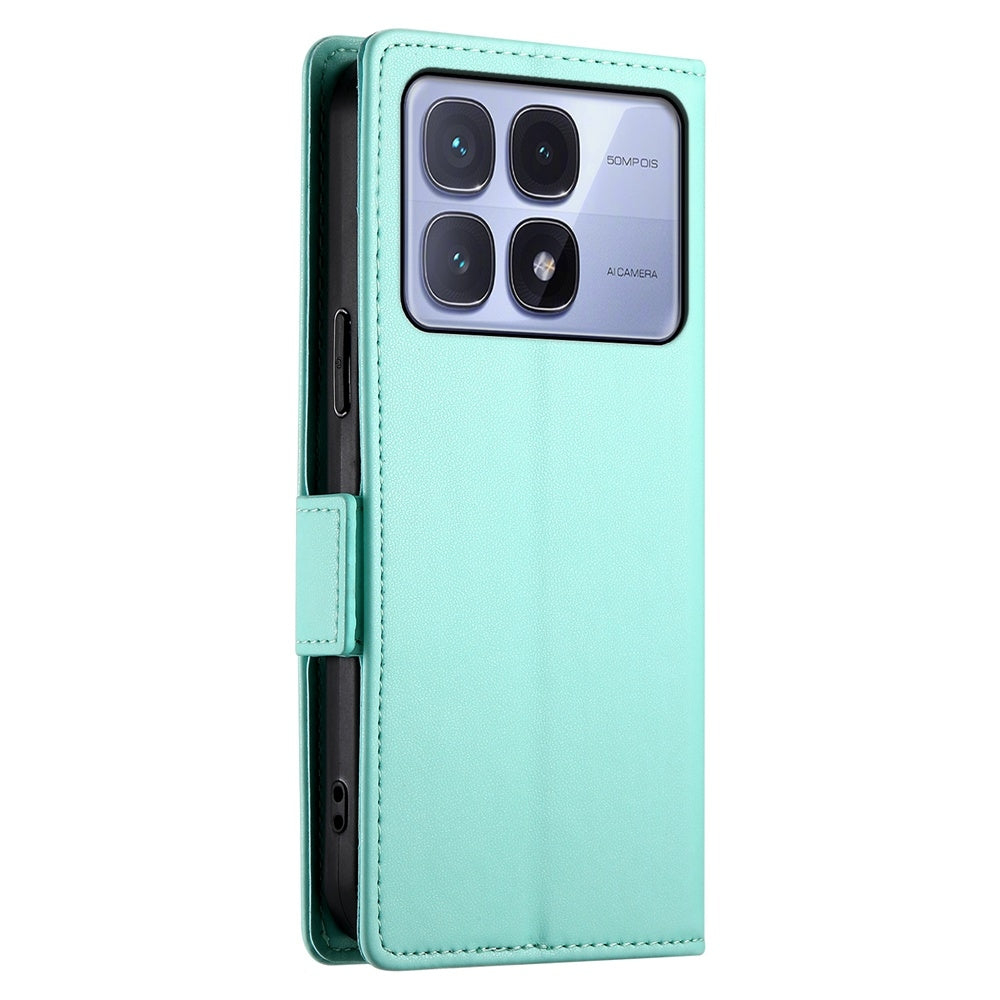 Redmi K70 Ultra Wallet Case - Luxury Magnetic PU Leather Flip Cover with Card Slots, Stand & Shockproof Protection