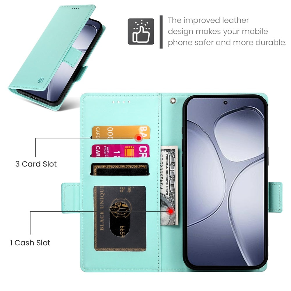Redmi K70 Ultra Wallet Case - Luxury Magnetic PU Leather Flip Cover with Card Slots, Stand & Shockproof Protection