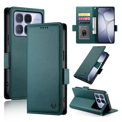 Redmi K70 Ultra Wallet Case - Luxury Magnetic PU Leather Flip Cover with Card Slots, Stand & Shockproof Protection