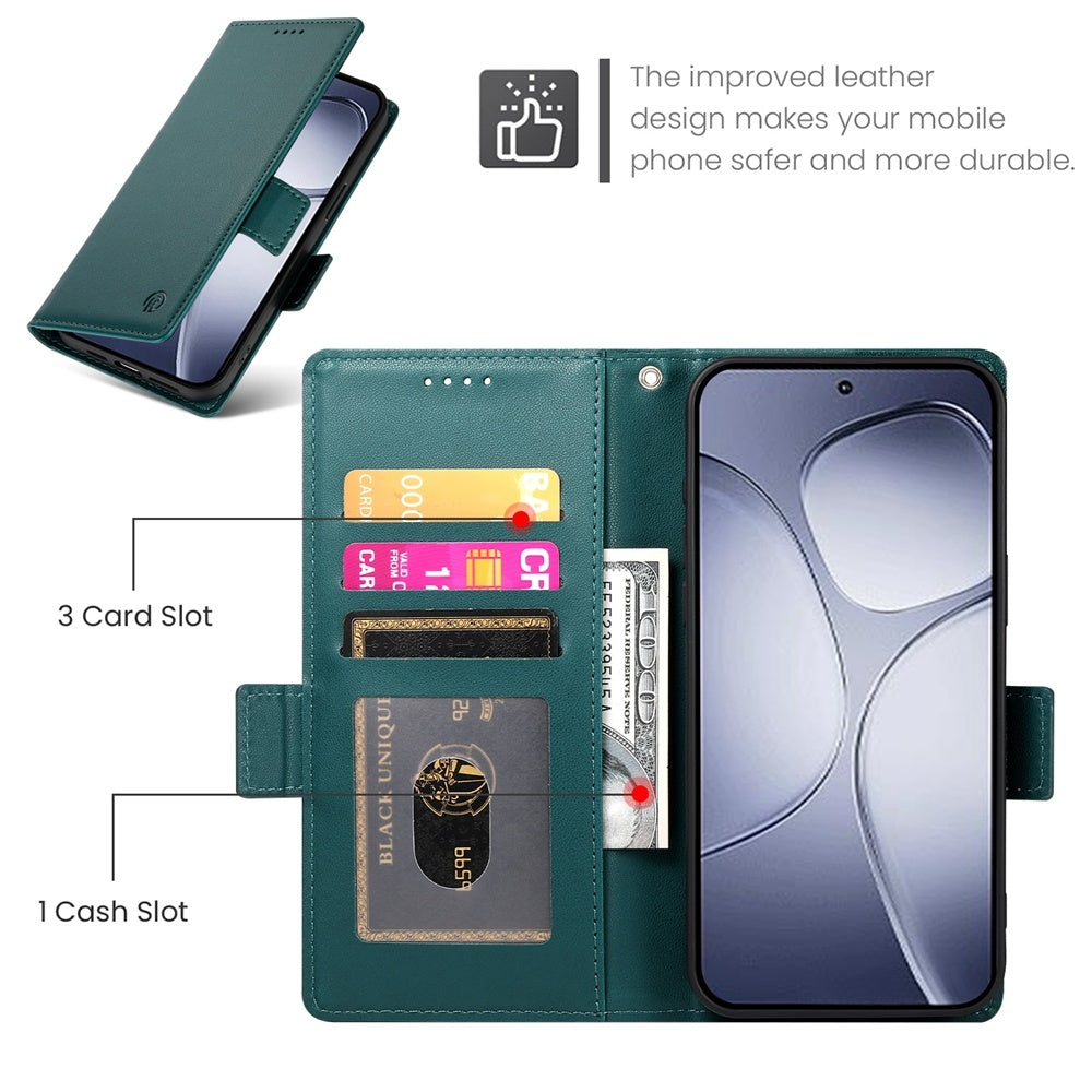 Redmi K70 Ultra Wallet Case - Luxury Magnetic PU Leather Flip Cover with Card Slots, Stand & Shockproof Protection