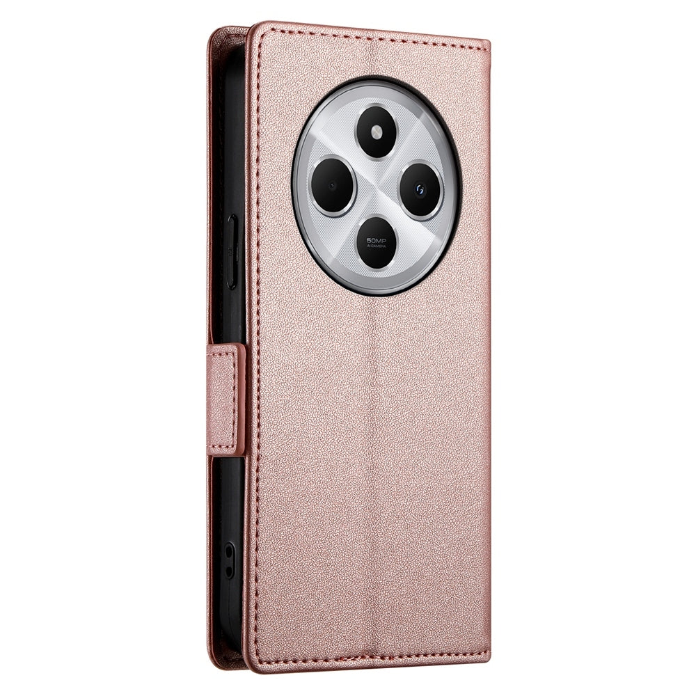 Redmi 14C 4G Wallet Case - Luxury Magnetic PU Leather Flip Cover with Card Slots, Stand & Shockproof Protection