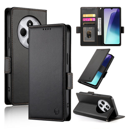 Redmi 14C 4G Wallet Case - Luxury Magnetic PU Leather Flip Cover with Card Slots, Stand & Shockproof Protection