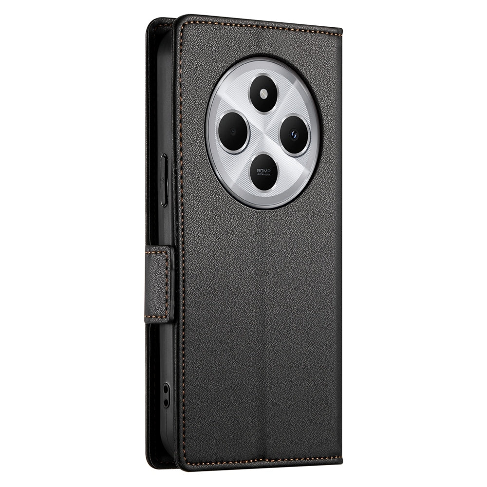 Redmi 14C 4G Wallet Case - Luxury Magnetic PU Leather Flip Cover with Card Slots, Stand & Shockproof Protection