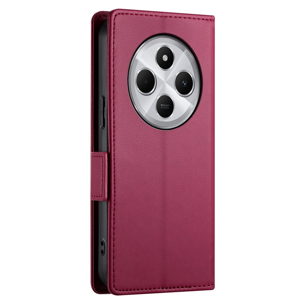 Redmi 14C 4G Wallet Case - Luxury Magnetic PU Leather Flip Cover with Card Slots, Stand & Shockproof Protection