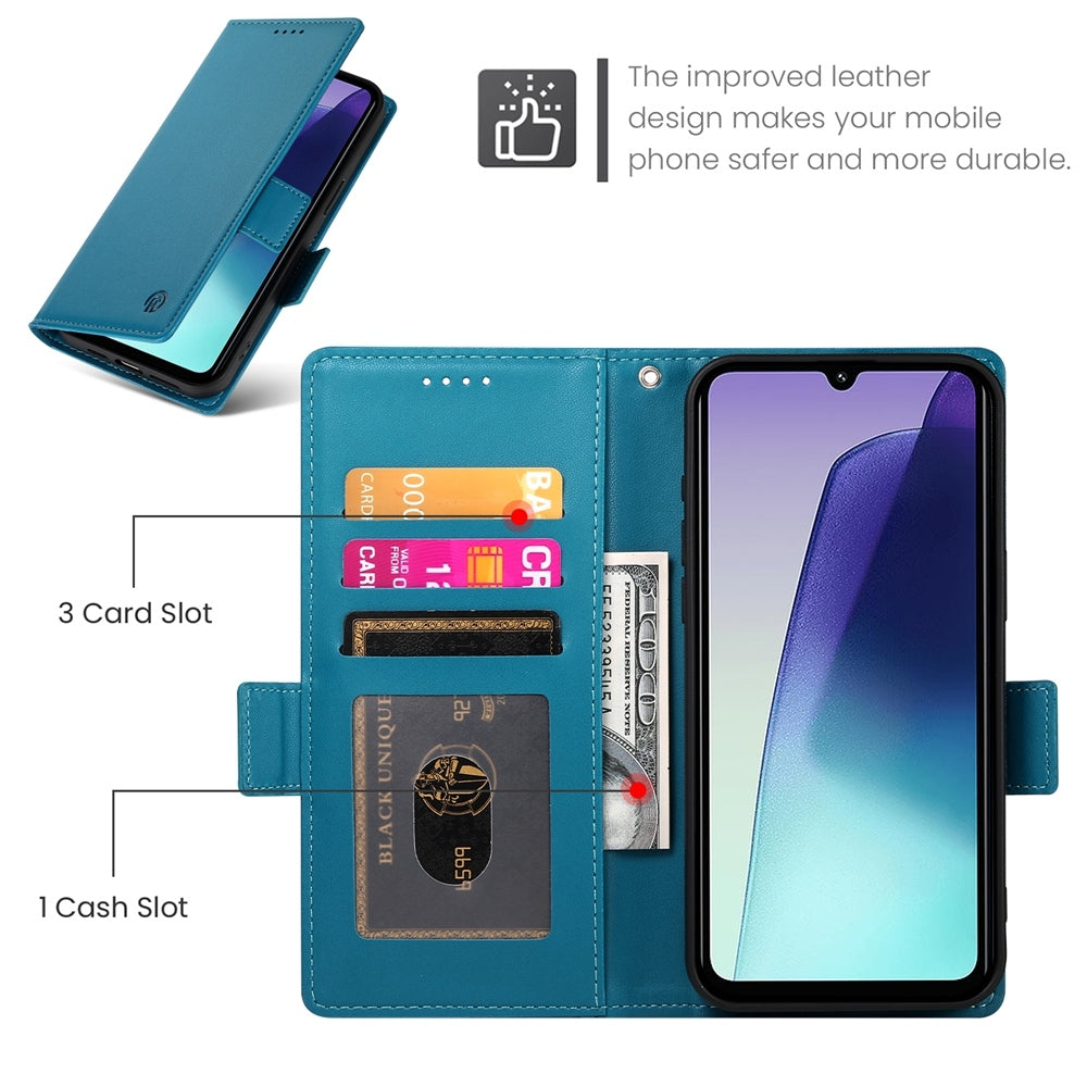 Redmi 14C 4G Wallet Case - Luxury Magnetic PU Leather Flip Cover with Card Slots, Stand & Shockproof Protection
