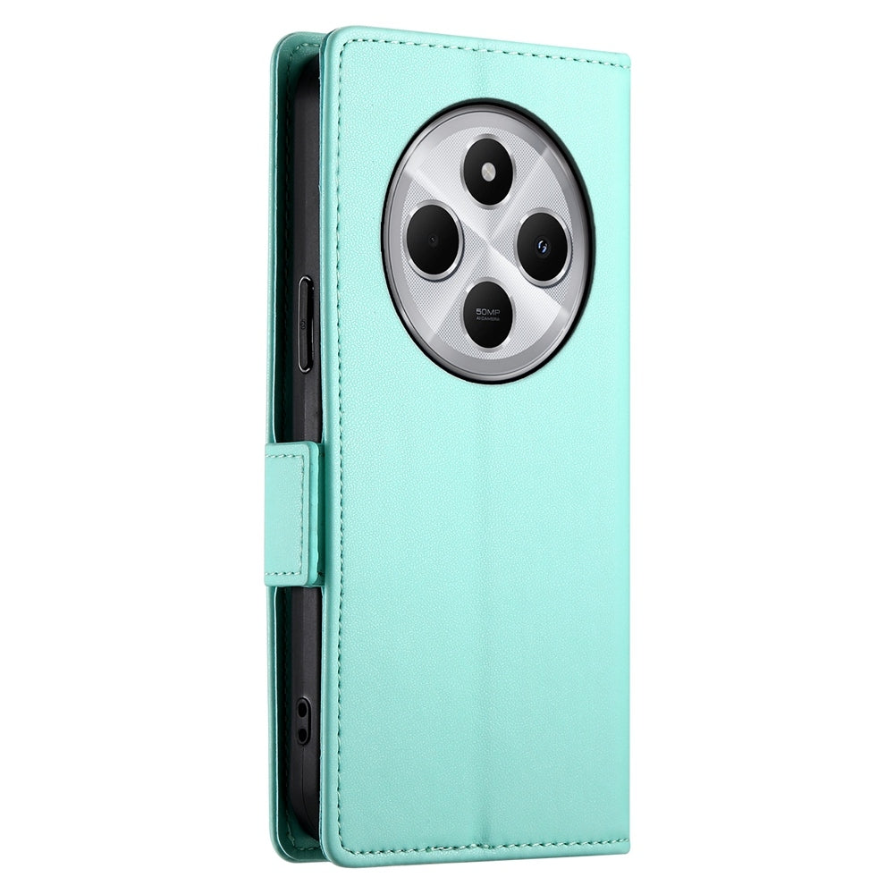 Redmi 14C 4G Wallet Case - Luxury Magnetic PU Leather Flip Cover with Card Slots, Stand & Shockproof Protection