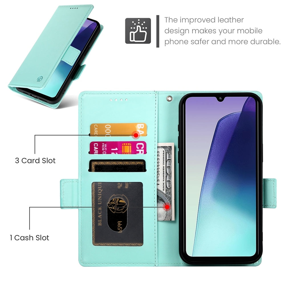 Redmi 14C 4G Wallet Case - Luxury Magnetic PU Leather Flip Cover with Card Slots, Stand & Shockproof Protection