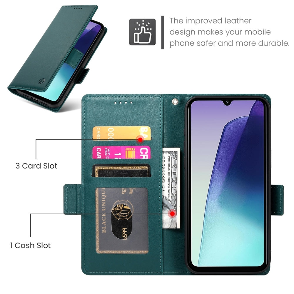 Redmi 14C 4G Wallet Case - Luxury Magnetic PU Leather Flip Cover with Card Slots, Stand & Shockproof Protection
