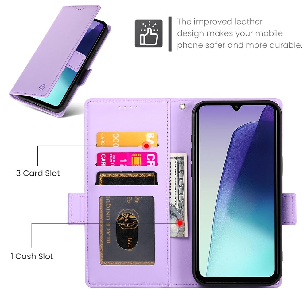 Redmi 14C 4G Wallet Case - Luxury Magnetic PU Leather Flip Cover with Card Slots, Stand & Shockproof Protection
