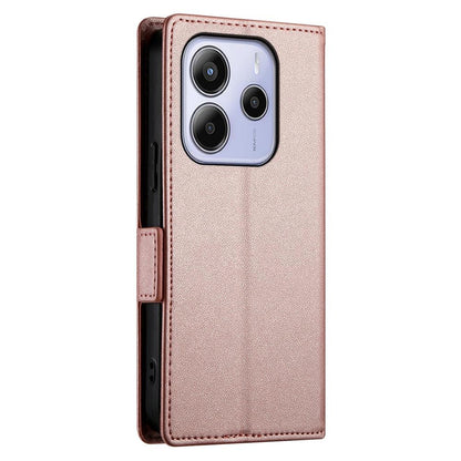 Redmi Note 14 4G Wallet Case - Luxury Magnetic PU Leather Flip Cover with Card Slots, Stand & Shockproof Protection