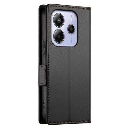 Redmi Note 14 4G Wallet Case - Luxury Magnetic PU Leather Flip Cover with Card Slots, Stand & Shockproof Protection