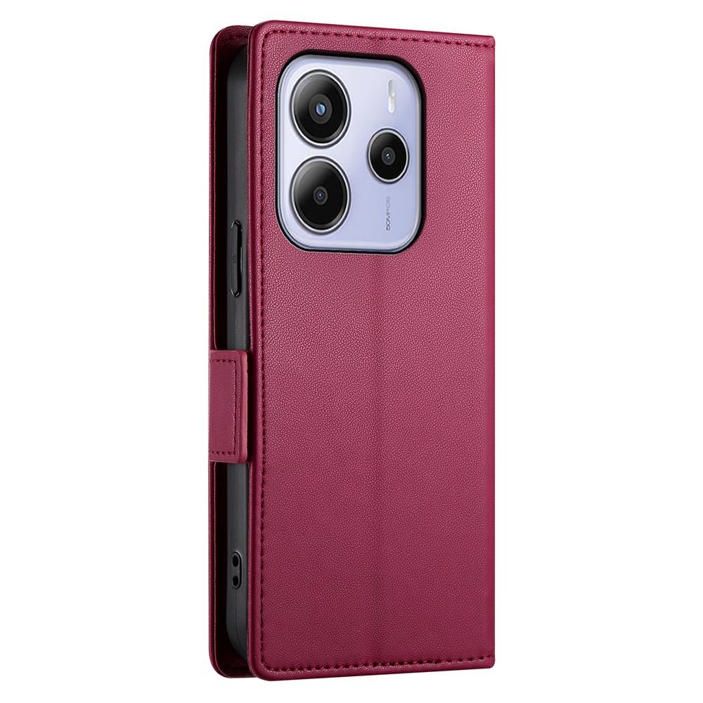 Redmi Note 14 4G Wallet Case - Luxury Magnetic PU Leather Flip Cover with Card Slots, Stand & Shockproof Protection