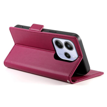 Redmi Note 14 4G Wallet Case - Luxury Magnetic PU Leather Flip Cover with Card Slots, Stand & Shockproof Protection