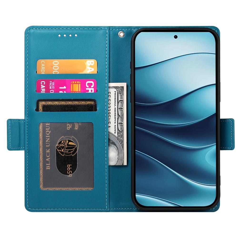 Redmi Note 14 4G Wallet Case - Luxury Magnetic PU Leather Flip Cover with Card Slots, Stand & Shockproof Protection