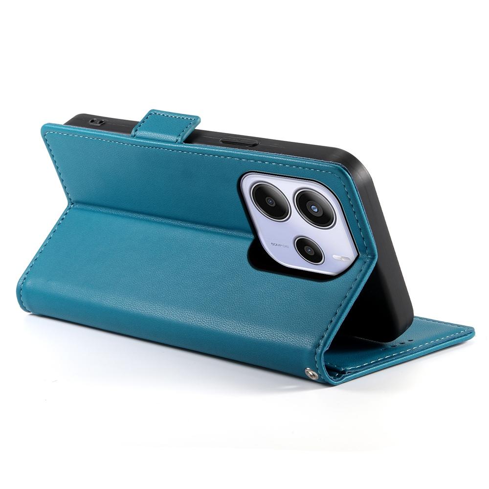Redmi Note 14 4G Wallet Case - Luxury Magnetic PU Leather Flip Cover with Card Slots, Stand & Shockproof Protection