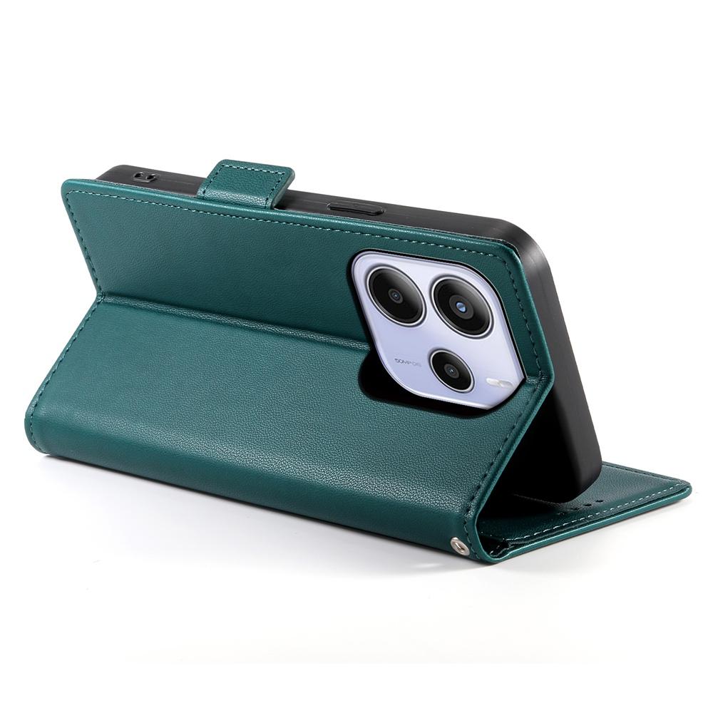 Redmi Note 14 4G Wallet Case - Luxury Magnetic PU Leather Flip Cover with Card Slots, Stand & Shockproof Protection
