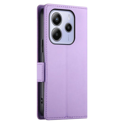 Redmi Note 14 4G Wallet Case - Luxury Magnetic PU Leather Flip Cover with Card Slots, Stand & Shockproof Protection