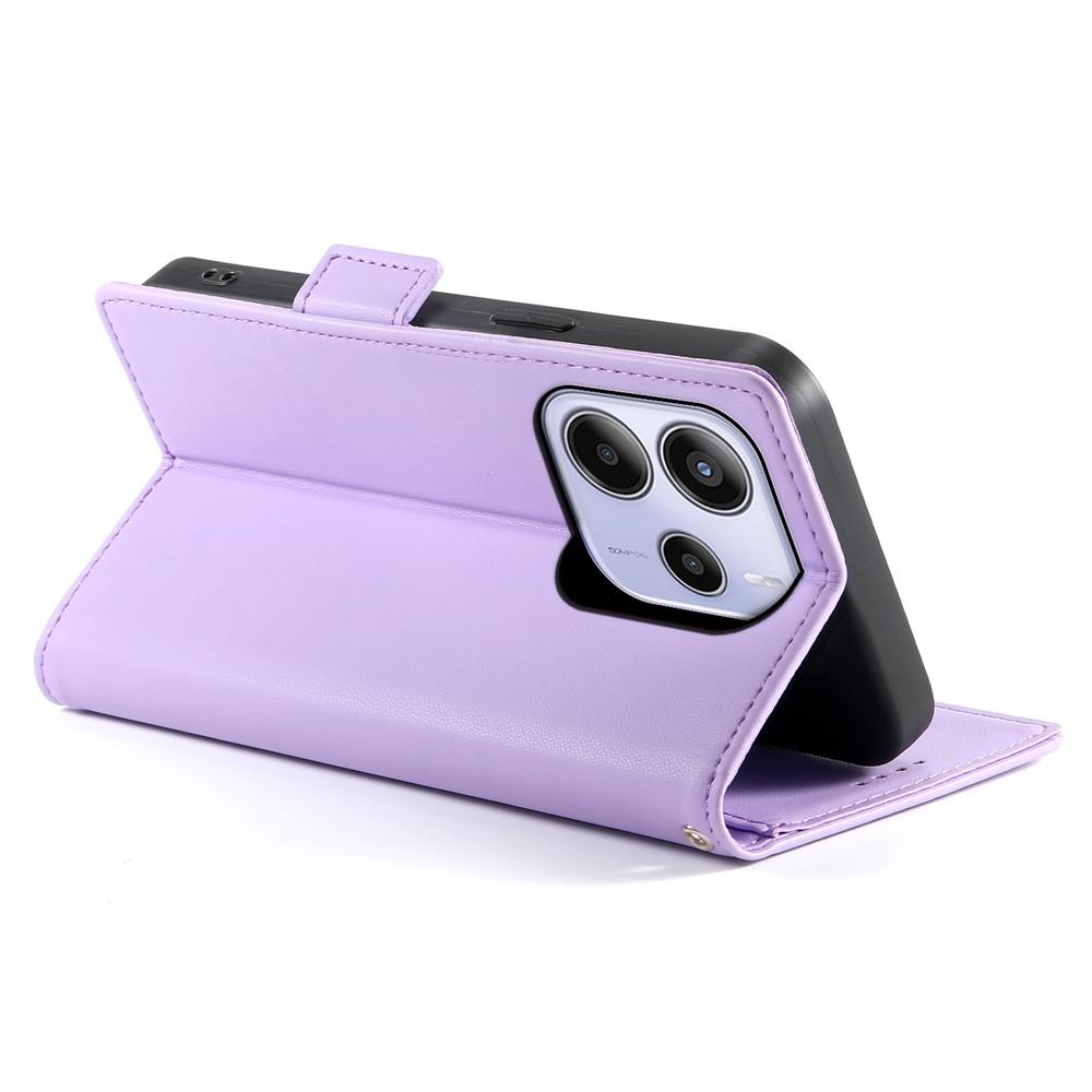 Redmi Note 14 4G Wallet Case - Luxury Magnetic PU Leather Flip Cover with Card Slots, Stand & Shockproof Protection