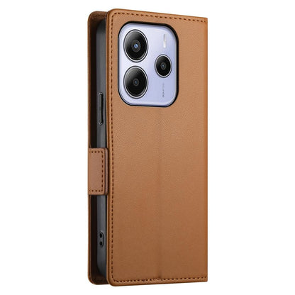 Redmi Note 14 4G Wallet Case - Luxury Magnetic PU Leather Flip Cover with Card Slots, Stand & Shockproof Protection