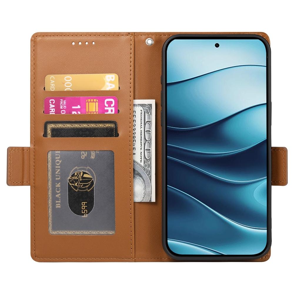 Redmi Note 14 4G Wallet Case - Luxury Magnetic PU Leather Flip Cover with Card Slots, Stand & Shockproof Protection