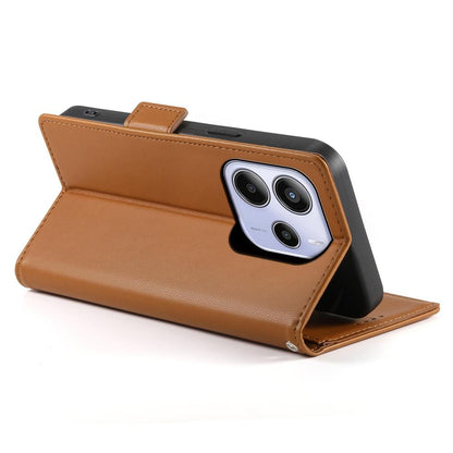 Redmi Note 14 4G Wallet Case - Luxury Magnetic PU Leather Flip Cover with Card Slots, Stand & Shockproof Protection