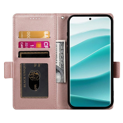 Redmi Note 14 Pro 4G Wallet Case - Luxury Magnetic PU Leather Flip Cover with Card Slots, Stand & Shockproof Protection
