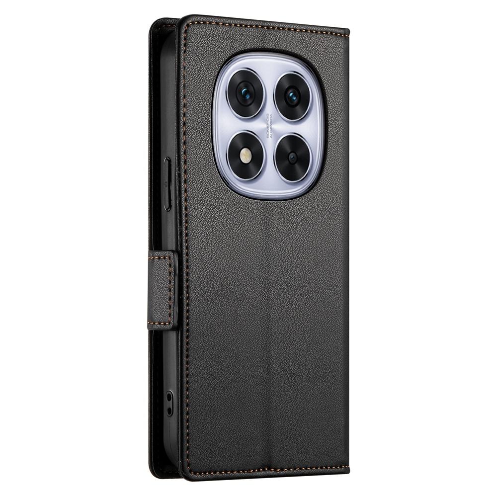 Redmi Note 14 Pro 4G Wallet Case - Luxury Magnetic PU Leather Flip Cover with Card Slots, Stand & Shockproof Protection