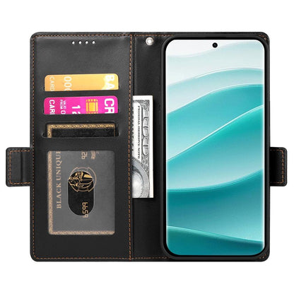 Redmi Note 14 Pro 4G Wallet Case - Luxury Magnetic PU Leather Flip Cover with Card Slots, Stand & Shockproof Protection