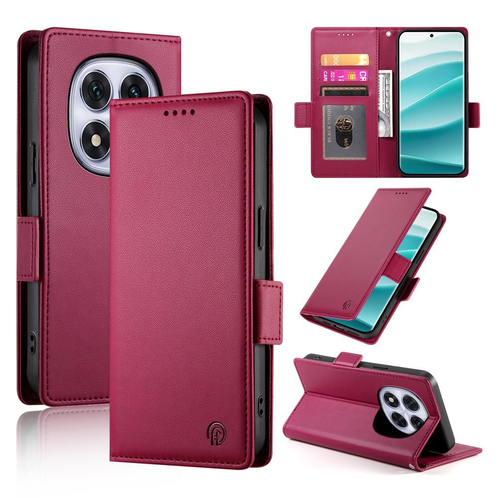 Redmi Note 14 Pro 4G Wallet Case - Luxury Magnetic PU Leather Flip Cover with Card Slots, Stand & Shockproof Protection