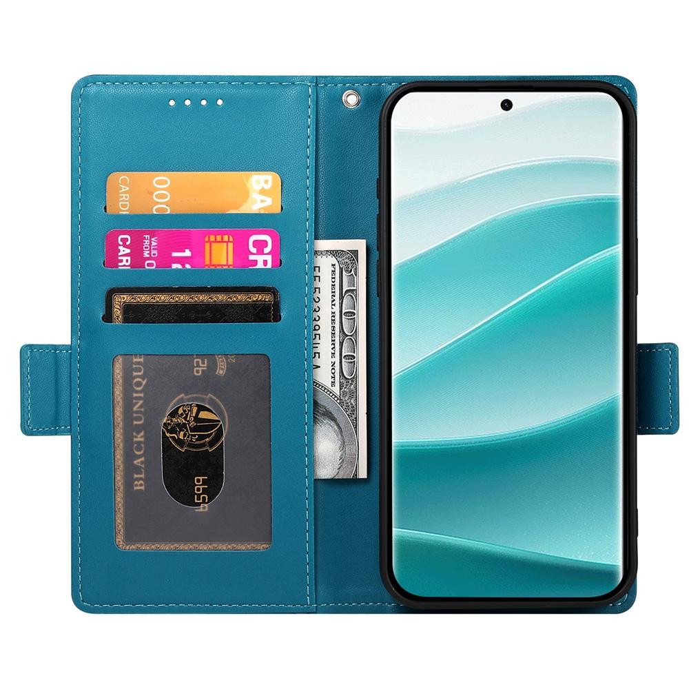 Redmi Note 14 Pro 4G Wallet Case - Luxury Magnetic PU Leather Flip Cover with Card Slots, Stand & Shockproof Protection