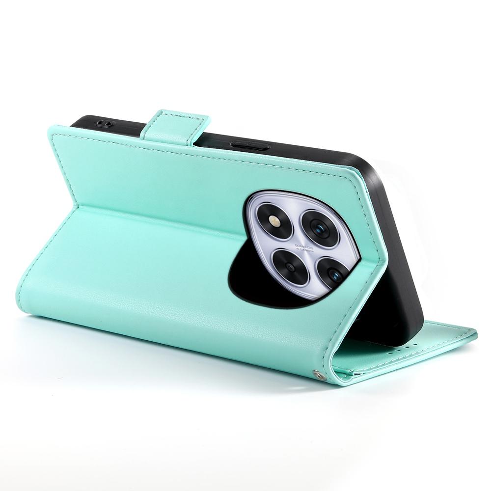 Redmi Note 14 Pro 4G Wallet Case - Luxury Magnetic PU Leather Flip Cover with Card Slots, Stand & Shockproof Protection